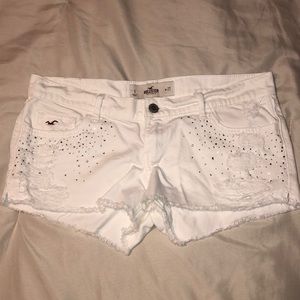 White Hollister Shorts